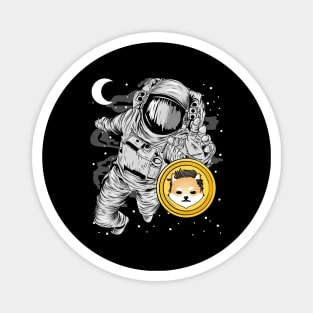 Astronaut Reaching Dogelon Mars Coin To The Moon Crypto Token Cryptocurrency Wallet Birthday Gift For Men Women Kids Magnet
